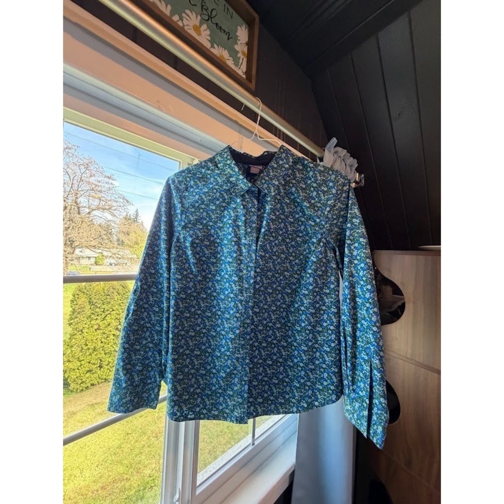 Women's Preppy Classic 100% Cotton Blouse by Laura Scott Petite - Size XL